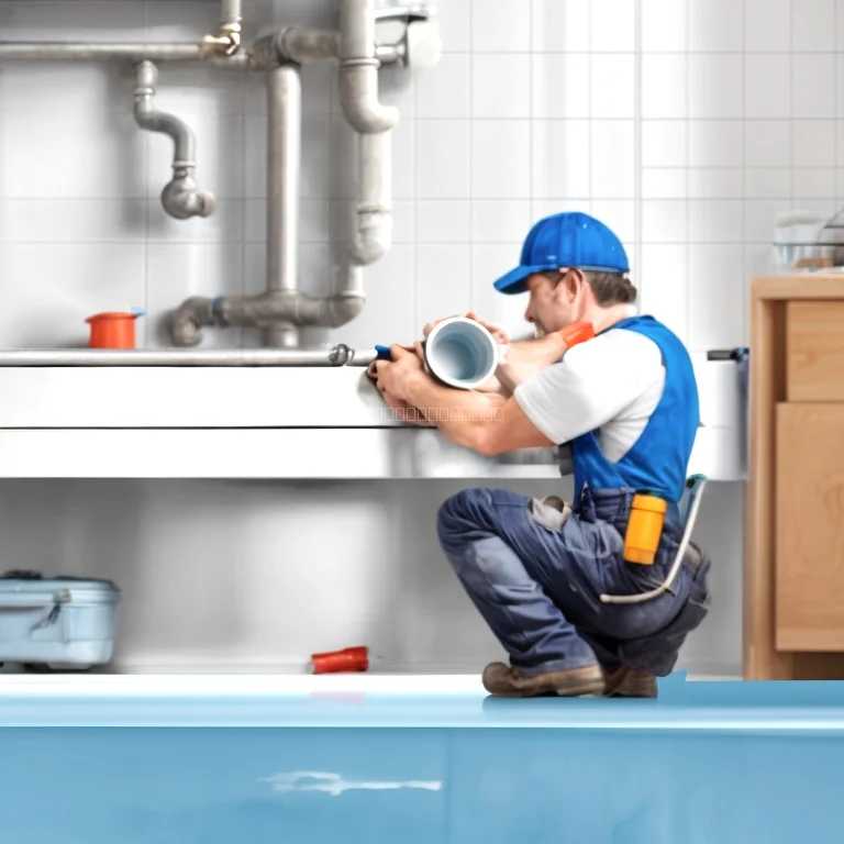 Técnico PipePatch inspecionando tubulação com ferramenta de diagnóstico